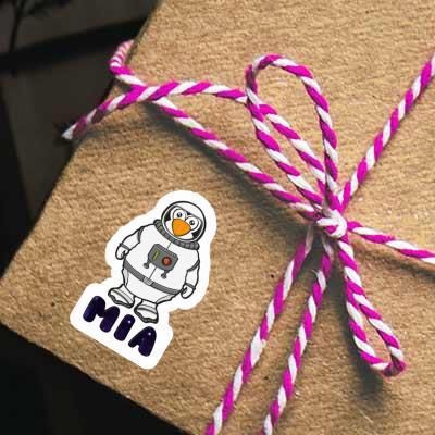 Mia Sticker Astronaut Notebook Image