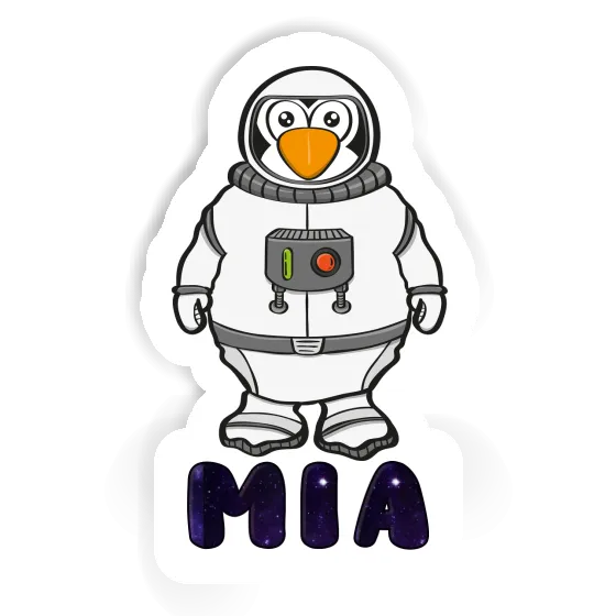 Mia Sticker Astronaut Laptop Image