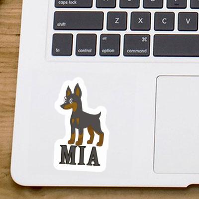 Mia Autocollant Pinscher Notebook Image