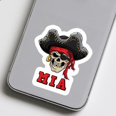 Sticker Mia Pirate-Head Notebook Image