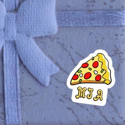 Sticker Mia Pizza Notebook Image