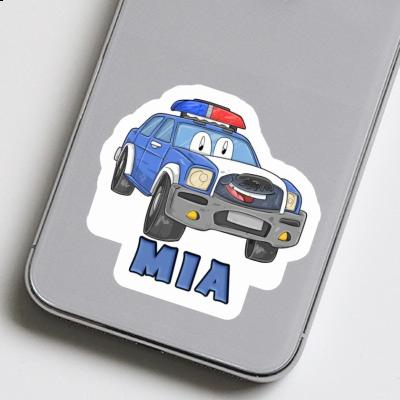 Sticker Mia Police Car Laptop Image