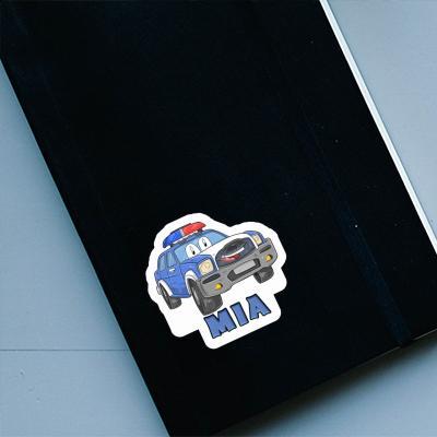 Sticker Mia Police Car Image