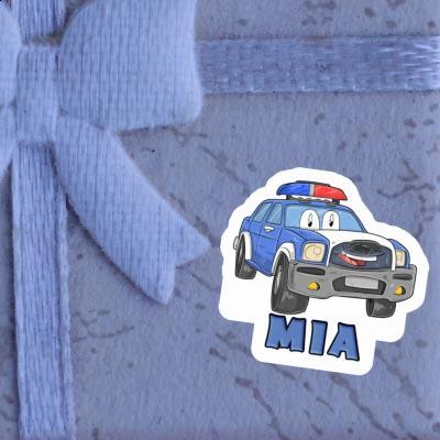 Sticker Mia Police Car Notebook Image