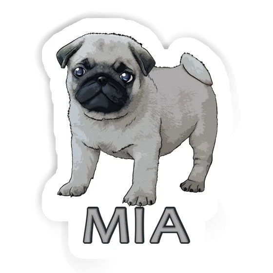 Sticker Pug Mia Gift package Image