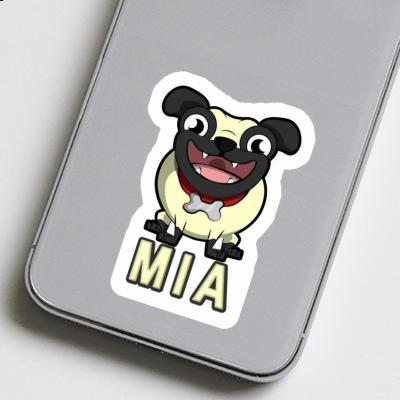 Sticker Pug Mia Laptop Image