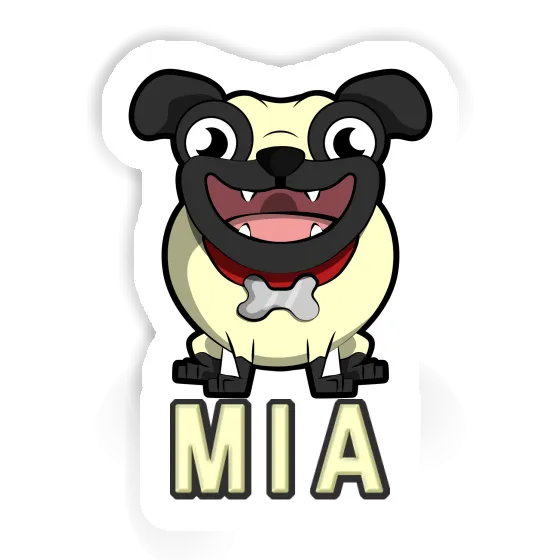 Sticker Pug Mia Gift package Image