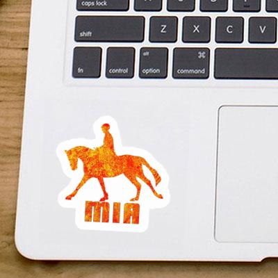 Sticker Mia Horse Rider Laptop Image