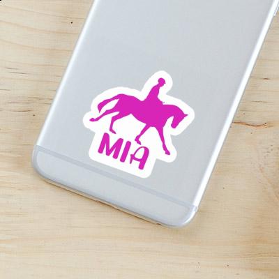 Sticker Mia Horse Rider Notebook Image