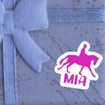 Sticker Mia Horse Rider Laptop Image