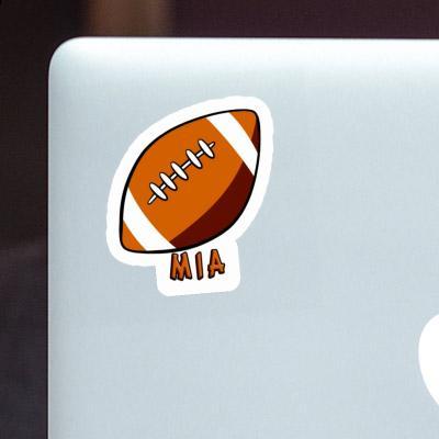 Autocollant Rugby Mia Laptop Image