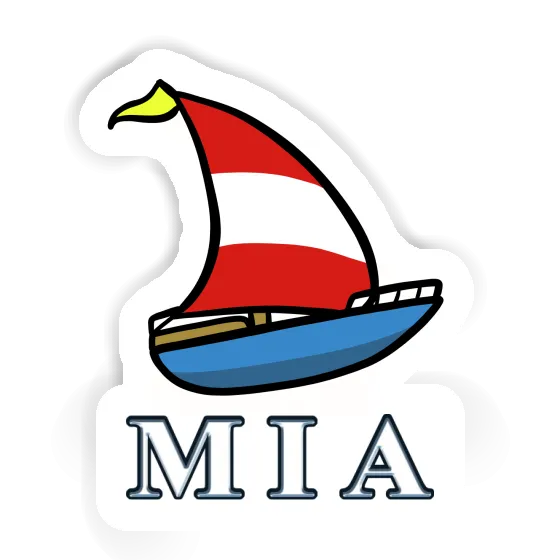 Sticker Segelboot Mia Gift package Image