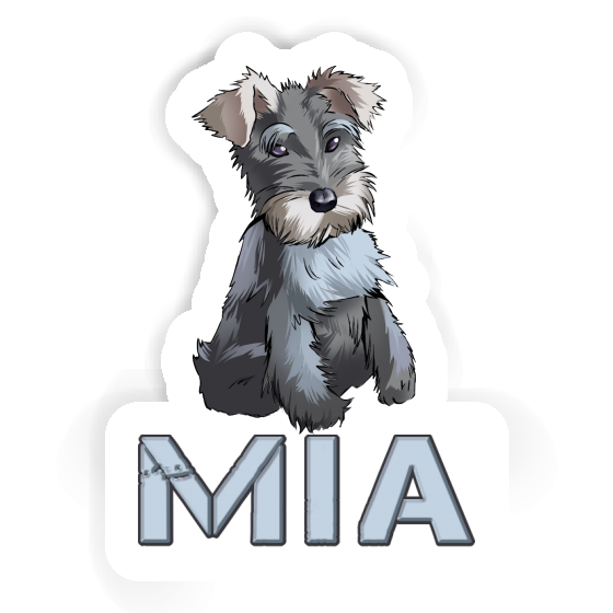 Mia Autocollant Schnauzer Notebook Image