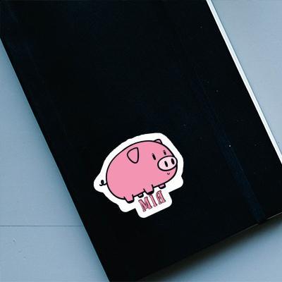 Sticker Pig Mia Notebook Image