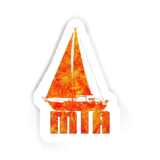 Mia Sticker Segelboot Notebook Image