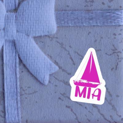 Sailboat Sticker Mia Laptop Image