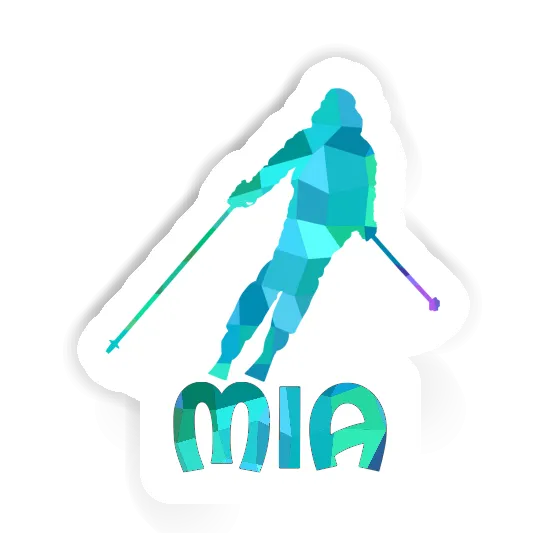 Autocollant Skieuse Mia Image