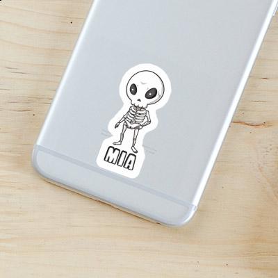 Mia Sticker Alien Laptop Image