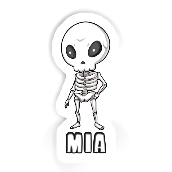 Mia Sticker Alien Notebook Image