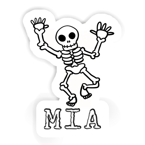 Mia Sticker Skelett Gift package Image