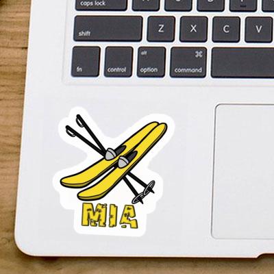 Mia Sticker Ski Laptop Image