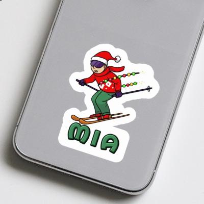 Sticker Skier Mia Laptop Image