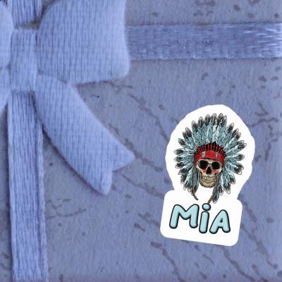 Mia Sticker Indian Skull Notebook Image