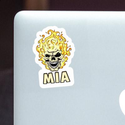 Mia Sticker Totenkopf Laptop Image