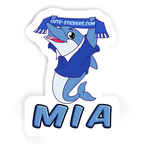 Mia Sticker Dolphin Notebook Image