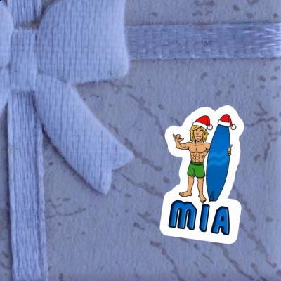 Mia Sticker Weihnachtssurfer Gift package Image