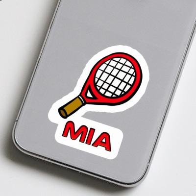 Mia Sticker Tennis Racket Laptop Image