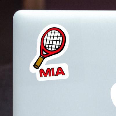 Mia Sticker Tennis Racket Image