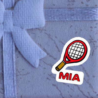 Mia Sticker Tennis Racket Notebook Image