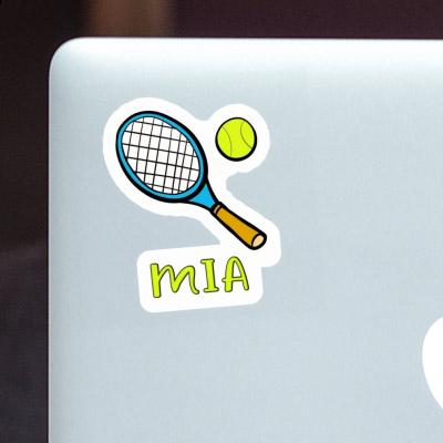 Sticker Tennis Racket Mia Notebook Image