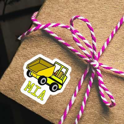 Mia Sticker Front Tipper Notebook Image