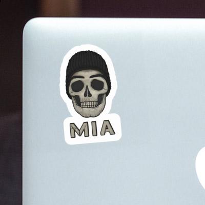 Aufkleber Totenkopf Mia Laptop Image