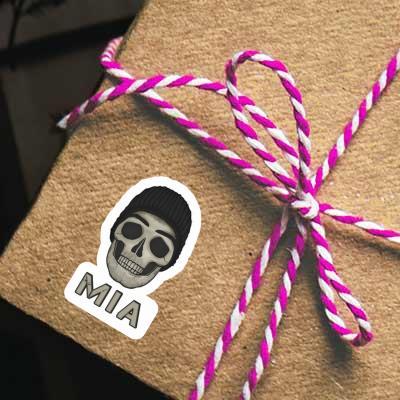 Sticker Mia Skull Laptop Image