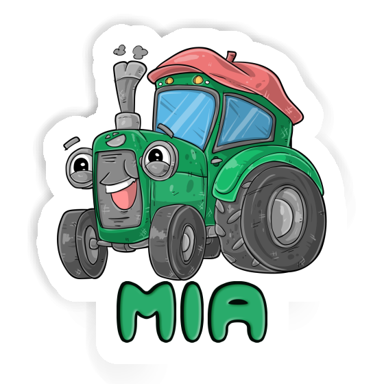 Tractor Sticker Mia Laptop Image