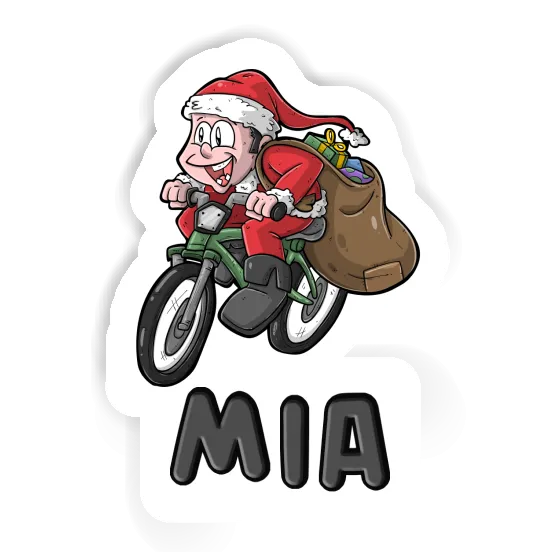 Mia Autocollant Cycliste Notebook Image