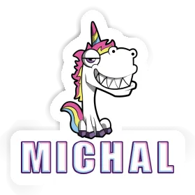 Autocollant Licorne grinçante Michal Image