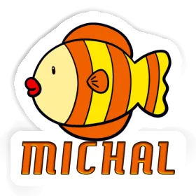 Sticker Michal Fish Image