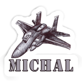 Sticker Michal Plane Image