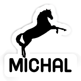 Michal Autocollant Cheval Image
