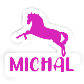 Michal Autocollant Cheval Image