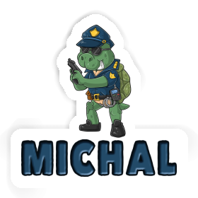 Officer Sticker Michal Image