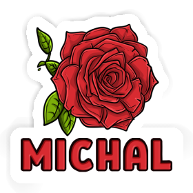 Michal Autocollant Rose Image