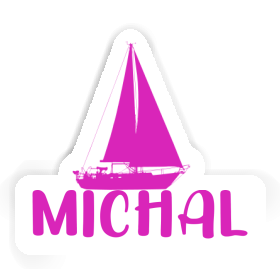 Michal Sticker Sailboat Image