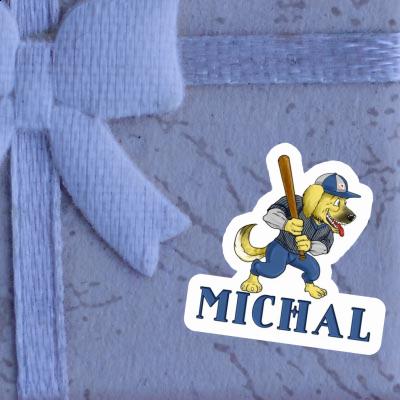 Michal Aufkleber Baseball-Hund Notebook Michal Aufkleber Baseball-Hund Gift package Image