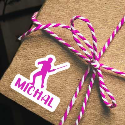Sticker Fencer Michal Laptop Sticker Fencer Michal Laptop Image