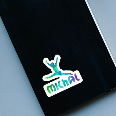 Gymnast Sticker Michal Notebook Image